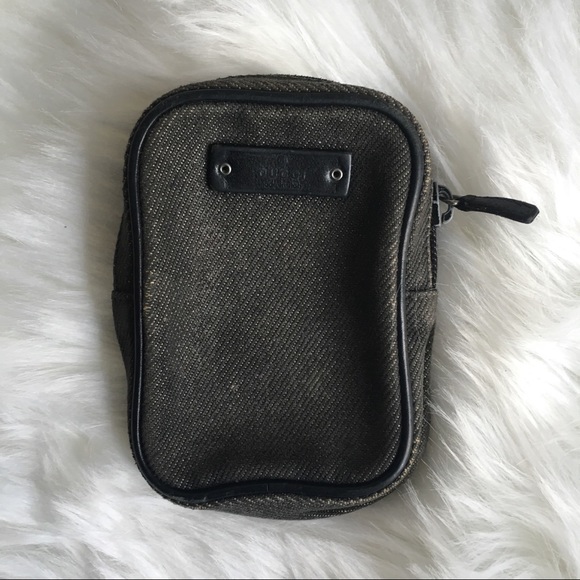 Gucci Other - Gucci Denim zip case / wallet / organizer